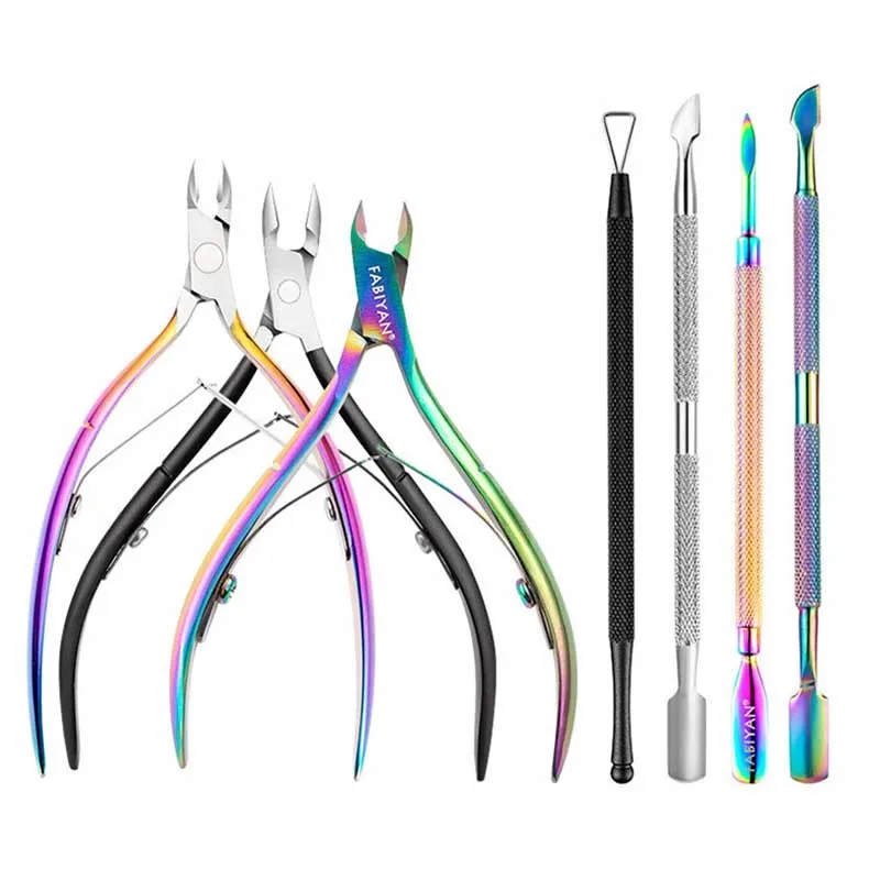 Stainless Steel Manicure Nail Cutter Set Toenail Clipper Nail Cuticle Remover Trimmer Nippers Nails Pusher Nail Art Pusher Tools
Stainless Steel Manicure Nail Cutter Set Toenail Clipper Nail Cuticle Remover Trimmer Nippers Nails Pusher Nail Art Pusher Tools