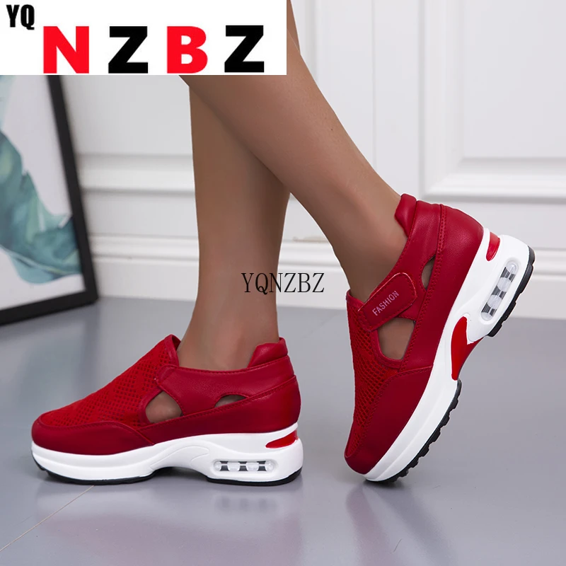 2021 Women Fashion Vulcanized Shoes Platform Solid Color Wedge Women Shoes Casual Breathable Wedges Ladies Walking Sneakers
2021 Women Fashion Vulcanized Shoes Platform Solid Color Wedge Women Shoes Casual Breathable Wedges Ladies Walking Sneakers