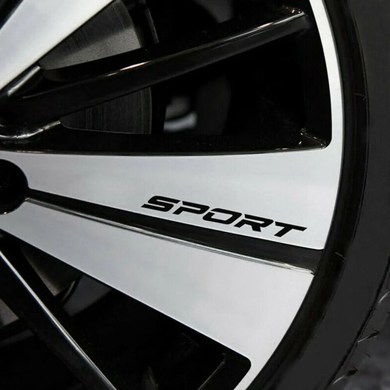 SPORT Typeface Style Sticker Car Motorcycle Wheel Rims Stickers Racing Hub Decal Exterior Decoration Accessories 4 Pcs/Set
SPORT Typeface Style Sticker Car Motorcycle Wheel Rims Stickers Racing Hub Decal Exterior Decoration Accessories 4 Pcs/Set