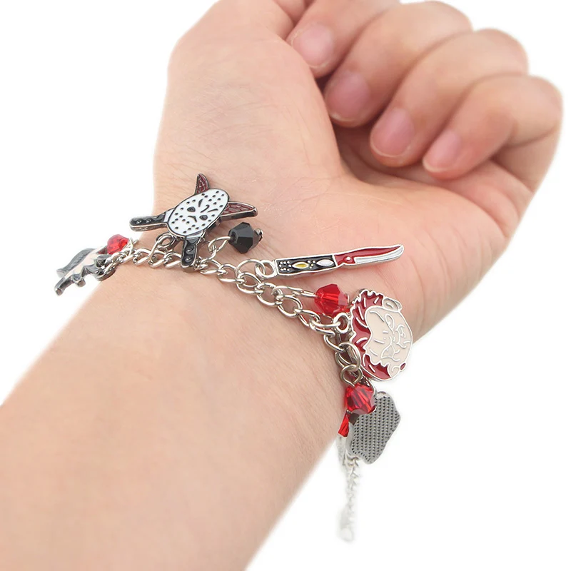 K895 Horror Movie Black Friday Bracelet Chucky Face Horror Charm Bracelet Halloween Bracelets Jewelry Gifts
K895 Horror Movie Black Friday Bracelet Chucky Face Horror Charm Bracelet Halloween Bracelets Jewelry Gifts
