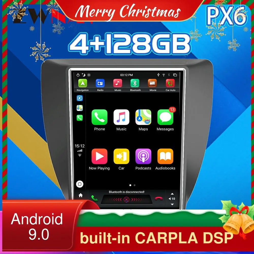 Автомобильная Мультимедийная система 4G128G, Android 9 PX6, для Volkswagen Sagitar, стереоплеер, GPS-навигация, головное устройство Carplay DSP IPS 2012 +
Автомобильная Мультимедийная система 4G128G, Android 9 PX6, для Volkswagen Sagitar, стереоплеер, GPS-навигация, головное устройство Carplay DSP IPS 2012 +
