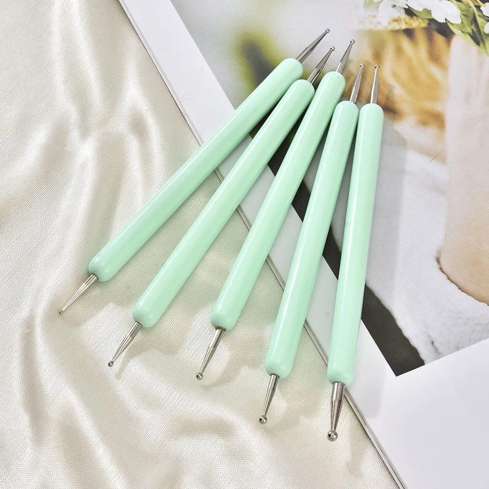 5Pcs Set UV Gel Painting Nail Art Dotting Pen Acrylic Handle Rhinestone Wood 2 Way Brush Salon Decoration Manicure Tools Kit
5Pcs Set UV Gel Painting Nail Art Dotting Pen Acrylic Handle Rhinestone Wood 2 Way Brush Salon Decoration Manicure Tools Kit