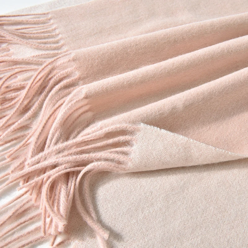100% Wool Scarf For Women Winter Shawls Wraps Warm Autumn Cashmere Scarves for Ladies Solid Pink Scarf Tassels Christmas Gift
100% Wool Scarf For Women Winter Shawls Wraps Warm Autumn Cashmere Scarves for Ladies Solid Pink Scarf Tassels Christmas Gift