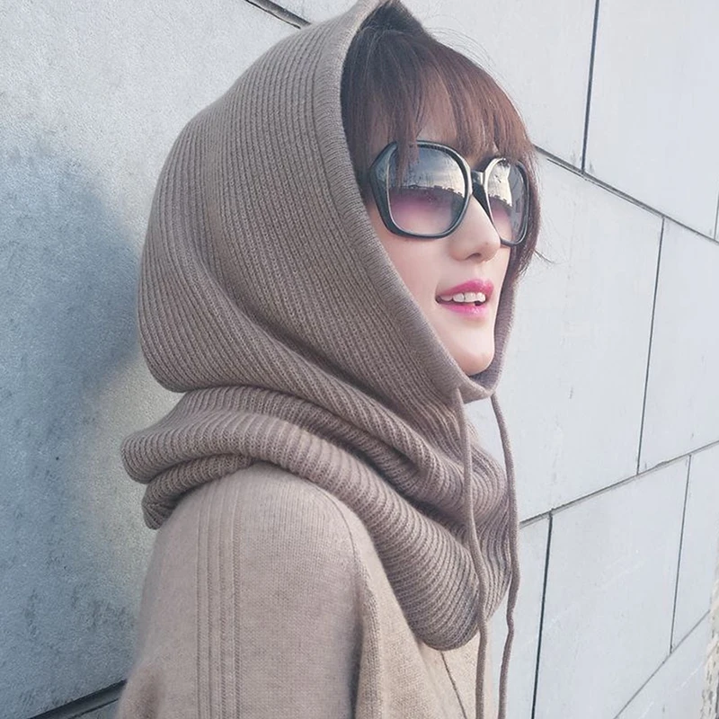 Winter Womans Hats Unisex Knitted Cashmere Hooded Neck Collar Adjustable Elastic Cap Hats Gorros Mujer Invierno
Winter Womans Hats Unisex Knitted Cashmere Hooded Neck Collar Adjustable Elastic Cap Hats Gorros Mujer Invierno