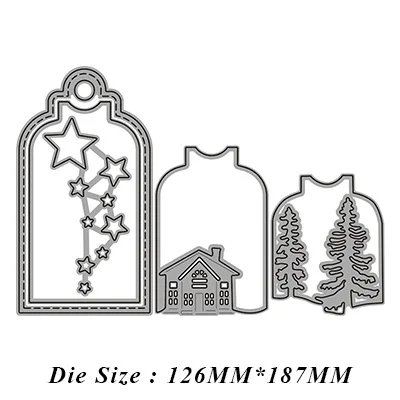 JMCRAFT Christmas Decoration Metal Cutting Dies for DIY Scrapbook Handmade Paper Craft Metal Steel Happy Christmas Template Dies
JMCRAFT Christmas Decoration Metal Cutting Dies for DIY Scrapbook Handmade Paper Craft Metal Steel Happy Christmas Template Dies