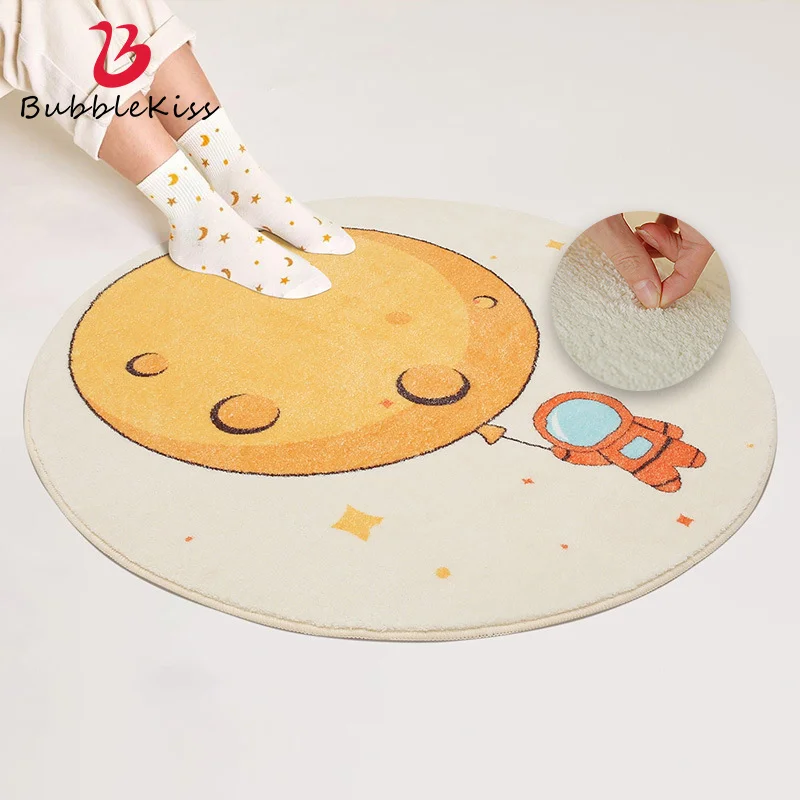 

Bubble Kiss Carpets For Living Room Cartoon Children's Bedroom Lamb Wool Soft Thicken Absorbent Rug Home Decor Coffee Table Mat