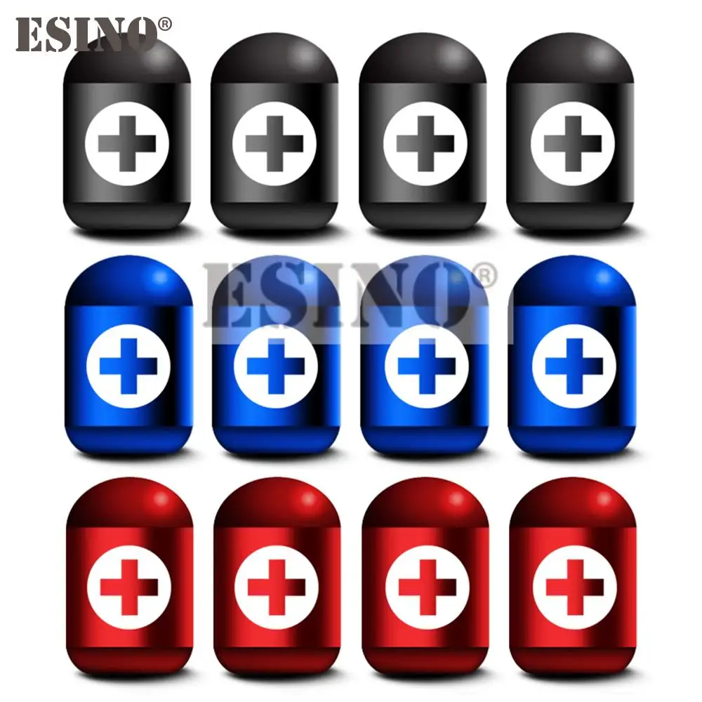 4 шт., колпачки на клапаны автомобильных шин, из алюминиевого сплава 
4 шт., колпачки на клапаны автомобильных шин, из алюминиевого сплава