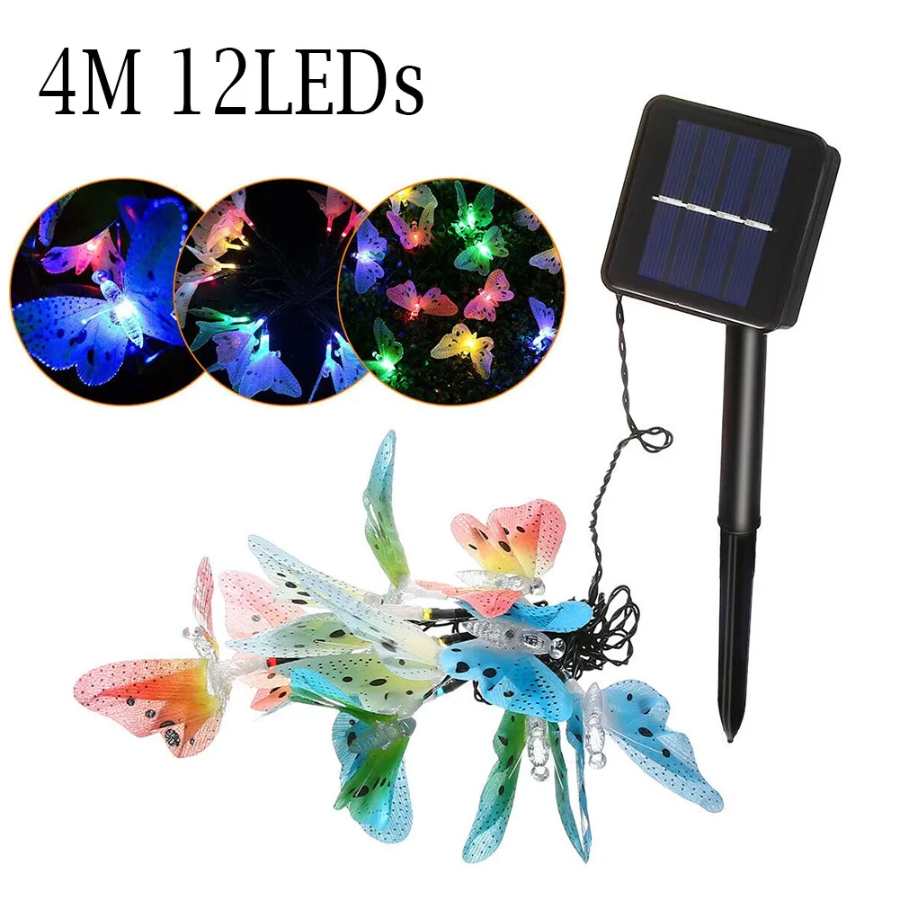Solar Powered Butterfly Fairy String LED Lights Waterproof Party Lamp String Light For Home Garden Patio Bedroom Decoration New
Solar Powered Butterfly Fairy String LED Lights Waterproof Party Lamp String Light For Home Garden Patio Bedroom Decoration New