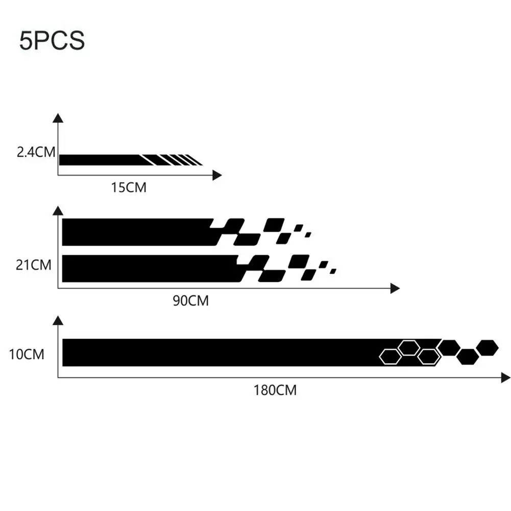 5Pcs/Set BK Waterproof Car Vehicle Hood Rear Mirror Body Styling Decal Sticker
5Pcs/Set BK Waterproof Car Vehicle Hood Rear Mirror Body Styling Decal Sticker