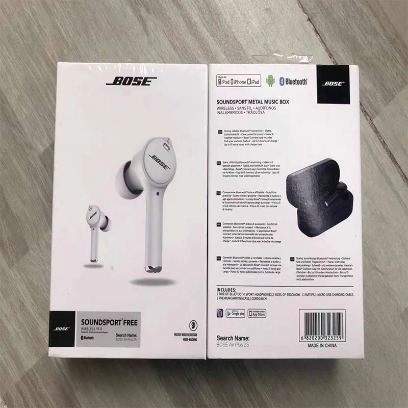Original Bose Z5 In-Ear Acoustic Noise Cancelling Earphones Deep Bass Game Sport Headset with Mic for IPod/iPhone/iPad
Original Bose Z5 In-Ear Acoustic Noise Cancelling Earphones Deep Bass Game Sport Headset with Mic for IPod/iPhone/iPad