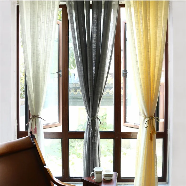Multi-color Voile Curtain Transparent Curtains Window Screening Solid Door Curtains Drape Panel Sheer Tulle For Living Room
Multi-color Voile Curtain Transparent Curtains Window Screening Solid Door Curtains Drape Panel Sheer Tulle For Living Room