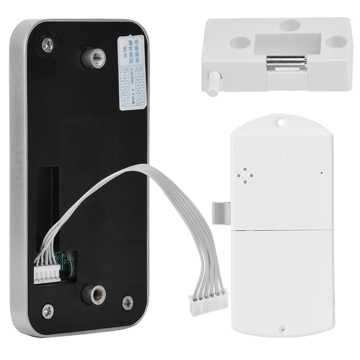 Smart Digital RFID Password Lock Touch Keypad Electronic Wardrobe File Cabinet Lock Black + White
Smart Digital RFID Password Lock Touch Keypad Electronic Wardrobe File Cabinet Lock Black + White