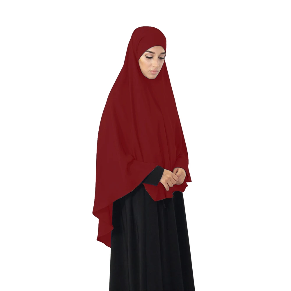 Abaya мусульманская молитвенная одежда хиджаб большой химар Обычная шаль головная