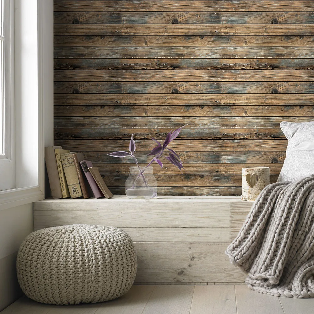 Distressed Wood Self Adhesive Wallpaper Removable Wallpaper Stick And Peel Wood Plank Wallpaper Wardrobe Renovation Stickers 
Distressed Wood Self Adhesive Wallpaper Removable Wallpaper Stick And Peel Wood Plank Wallpaper Wardrobe Renovation Stickers