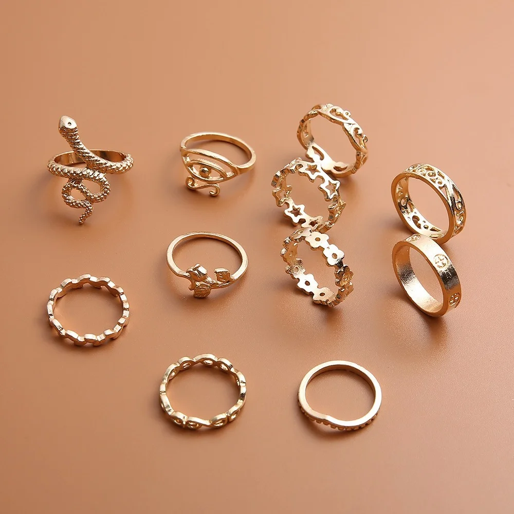 11 Pcs/set Personality Retro Geometric Pattern Full Drill Snakelike Boho For Women Trendy 2021 Grunge Jewelry Rings Wholesale
11 Pcs/set Personality Retro Geometric Pattern Full Drill Snakelike Boho For Women Trendy 2021 Grunge Jewelry Rings Wholesale