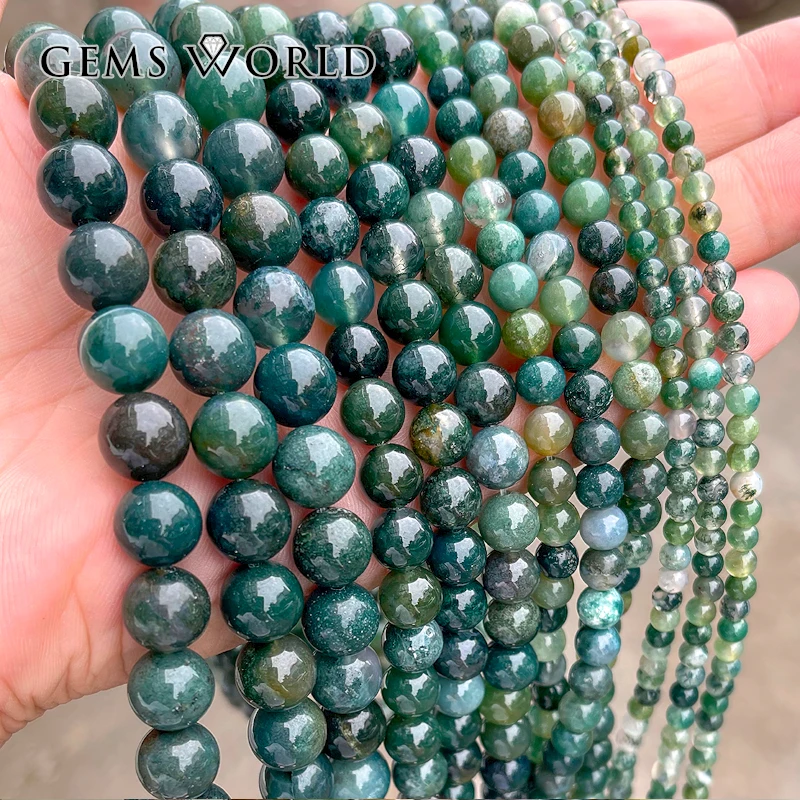 5A Quality Natural Grass Agate Beads Round Loose Beads 4 6 8 10 12mm For Jewelry Making DIY Charm Bracelet 15" Wholesale
5A Quality Natural Grass Agate Beads Round Loose Beads 4 6 8 10 12mm For Jewelry Making DIY Charm Bracelet 15" Wholesale