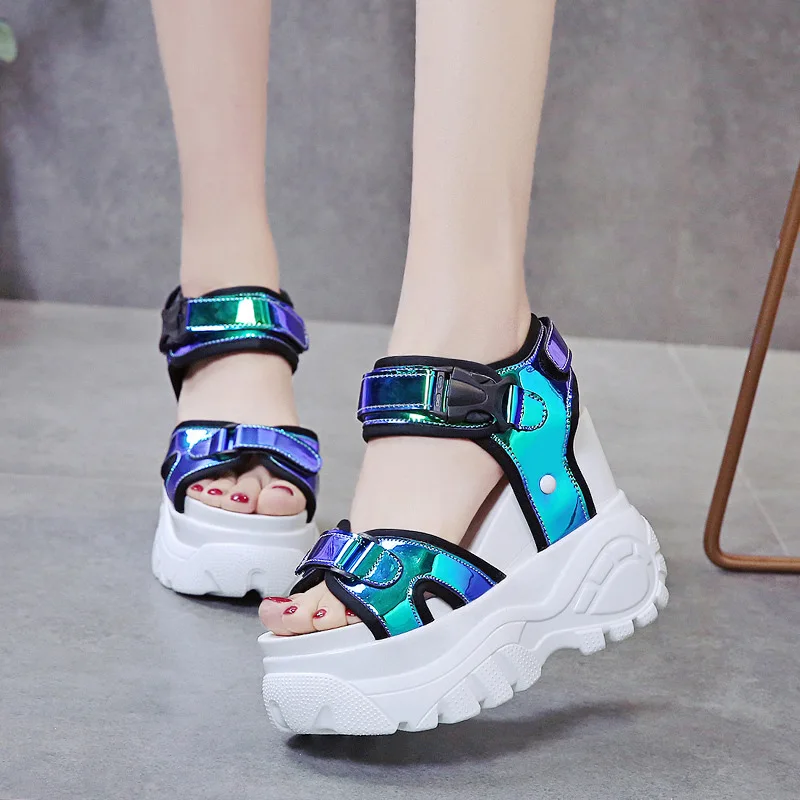 Platform Sandals Muffin Bottom 2020 Symphony Chunky Super High Heel Student Increase Summer Beach Shoes Sandalias Mujer
Platform Sandals Muffin Bottom 2020 Symphony Chunky Super High Heel Student Increase Summer Beach Shoes Sandalias Mujer