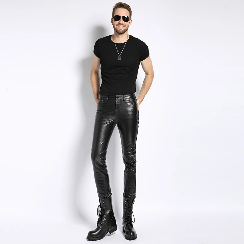 Plus Size 6XL Mens Pantalon Autumn 2020 New Fashion Real Leather Trousers Motorcycle Casual Slim Fleece Lining Warm Pants Male
Plus Size 6XL Mens Pantalon Autumn 2020 New Fashion Real Leather Trousers Motorcycle Casual Slim Fleece Lining Warm Pants Male