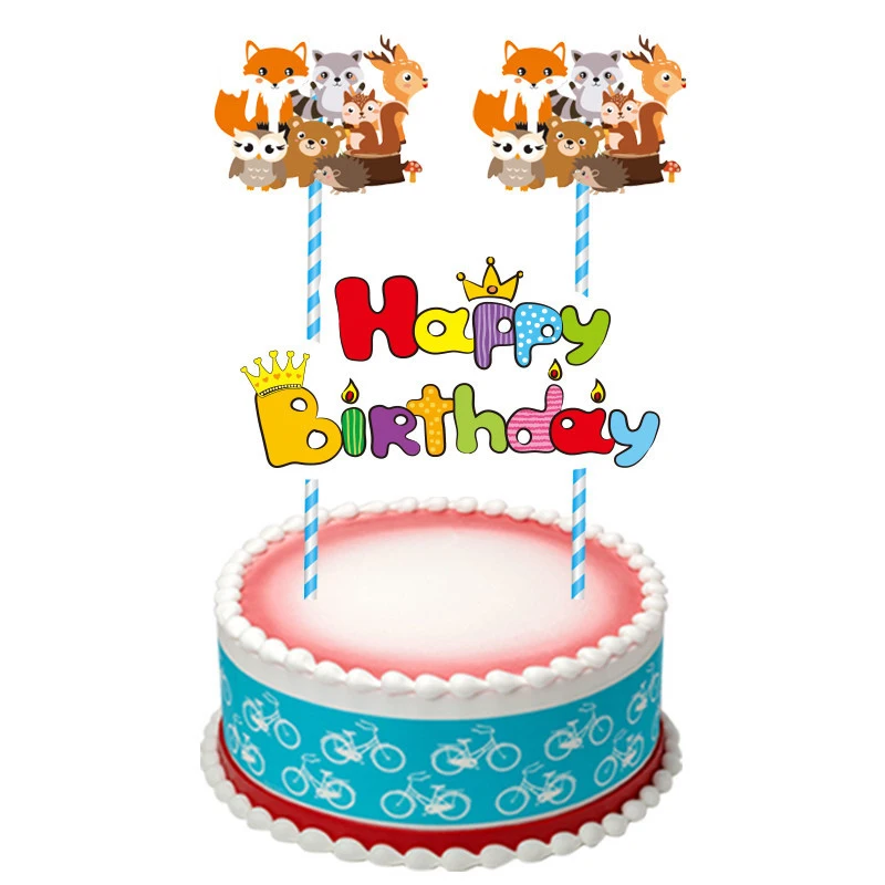 New Forest Animal Series WOODLAND Zoo Forest Fox Lion Elephant Small Animal Birthday Party Disposable Cake Decoration Party Supp
New Forest Animal Series WOODLAND Zoo Forest Fox Lion Elephant Small Animal Birthday Party Disposable Cake Decoration Party Supp