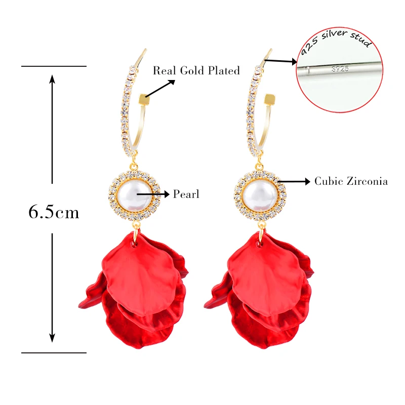 SINLEERY korean luxury earrings Romantic Red Roseflower Crystal Pearl Circle Pendant Hoop Earrings For Women 2021 ES010 SSP
SINLEERY korean luxury earrings Romantic Red Roseflower Crystal Pearl Circle Pendant Hoop Earrings For Women 2021 ES010 SSP