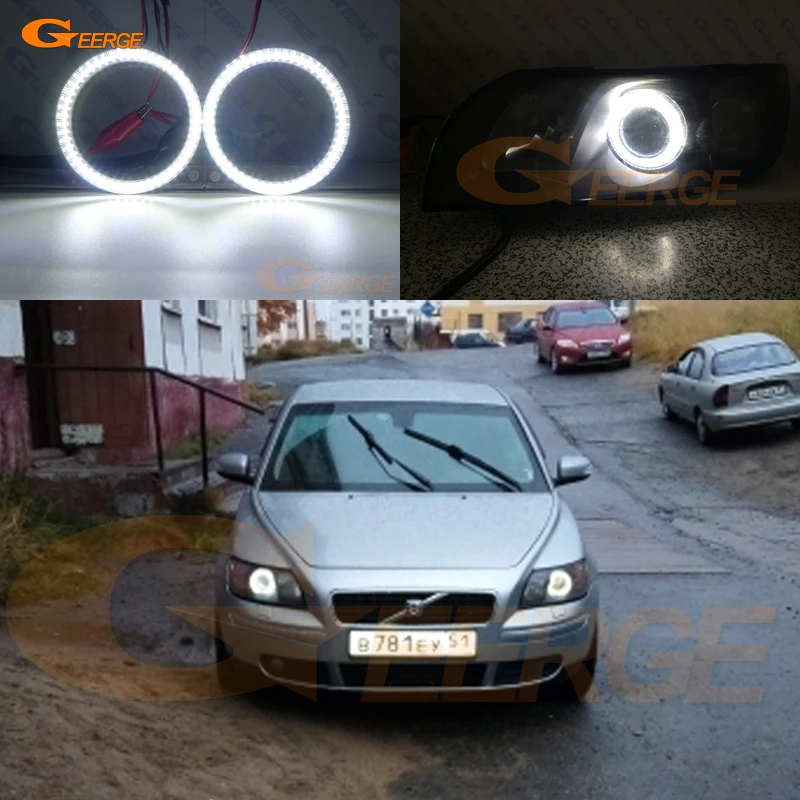 For Volvo S40 II V50 2004 2005 2006 2007 pre Facelift Ultra bright SMD LED Angel Eyes halo rings kit Day Light Car styling
For Volvo S40 II V50 2004 2005 2006 2007 pre Facelift Ultra bright SMD LED Angel Eyes halo rings kit Day Light Car styling