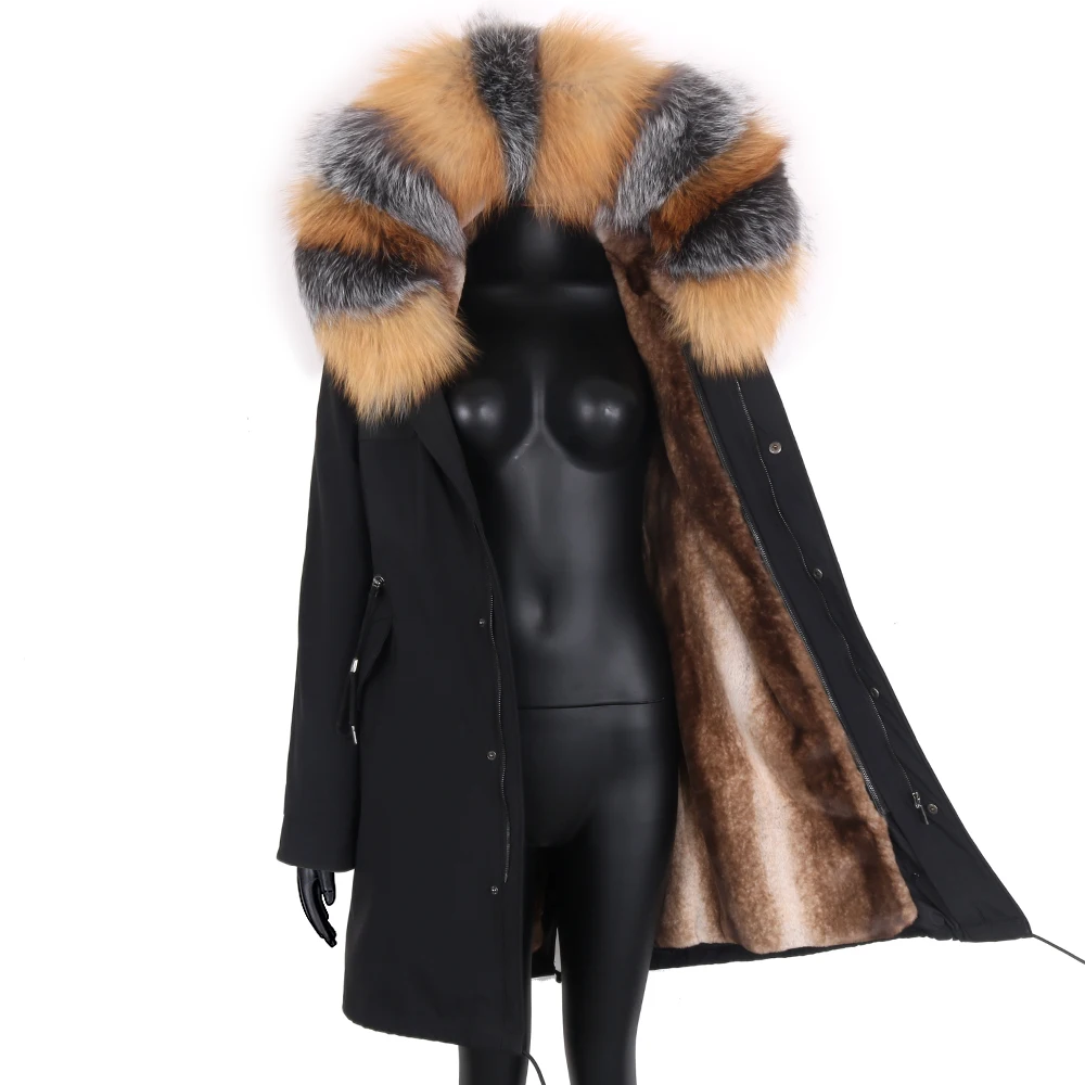 2021 Women Fox Fur Coat Parkas Winter Jacket Coat Waterproof Parka Big Real Fur Collar Imitation mink Liner Long Outerwear
2021 Women Fox Fur Coat Parkas Winter Jacket Coat Waterproof Parka Big Real Fur Collar Imitation mink Liner Long Outerwear