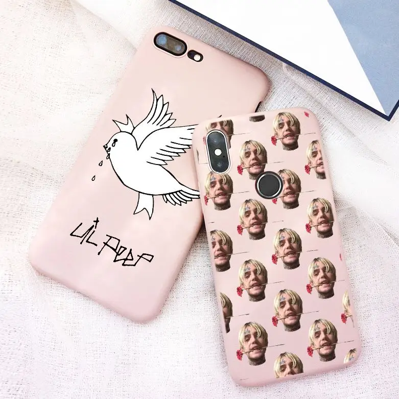 Hellboy Lil Peep Life Beautiful Cry Soft Pastel Pink Phone Case For HUAWEI Mate 10 20 30 P10 P20 P30 Lite Plus Pro Funda Cover | Мобильные