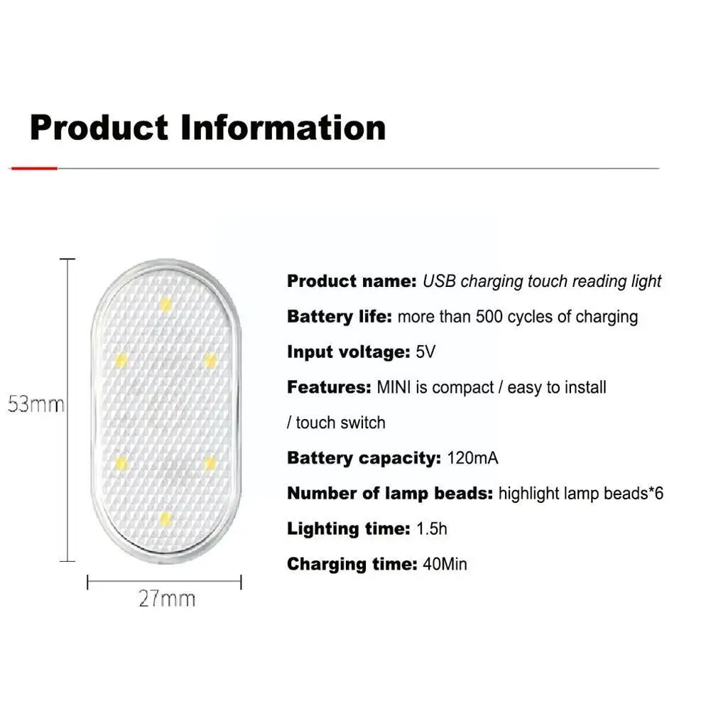 Car Interior Light Auto Roof Ceiling Reading Lamp LED Light Mini Car Styling Charging Light 1Pc Car USB Night F7T4
Car Interior Light Auto Roof Ceiling Reading Lamp LED Light Mini Car Styling Charging Light 1Pc Car USB Night F7T4