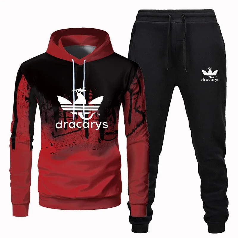 Men's Tracksuit Hoodie suit fashion brand print autumn casual Hoodie+pants men suit sports two piece Men Clothes Sportswear Sets
Men's Tracksuit Hoodie suit fashion brand print autumn casual Hoodie+pants men suit sports two piece Men Clothes Sportswear Sets