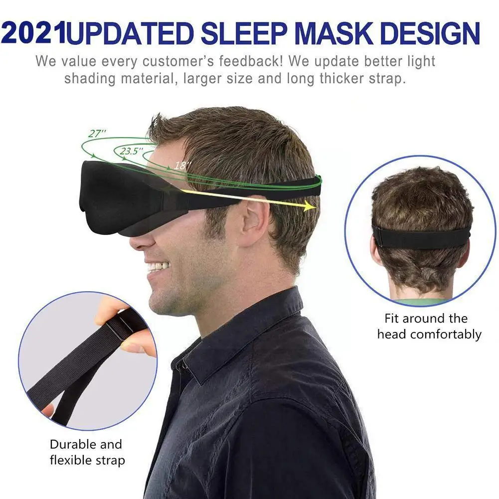 Eye For Sleeping 3d Contoured Cup Blindfold Concave Molded Travel Sleep Eye Block Out Light Relieve Fatigue Women V2m2
Eye For Sleeping 3d Contoured Cup Blindfold Concave Molded Travel Sleep Eye Block Out Light Relieve Fatigue Women V2m2
