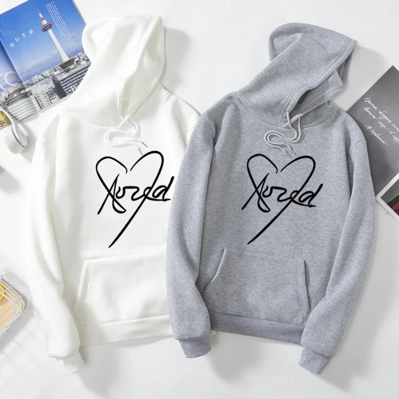 2021 Autumn & Winter Solid Color Fleece Street Fashion Brand Signature Love Print Hooded Pullover Men and Women Couple Pullover
2021 Autumn & Winter Solid Color Fleece Street Fashion Brand Signature Love Print Hooded Pullover Men and Women Couple Pullover
