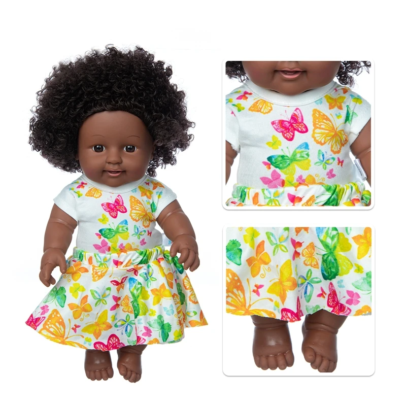 Leisure Dress+30cm DollChristmas Best Gift For Baby Girls Black Toy Mini Cute Explosive hairstyle Doll Children Girls
Leisure Dress+30cm DollChristmas Best Gift For Baby Girls Black Toy Mini Cute Explosive hairstyle Doll Children Girls