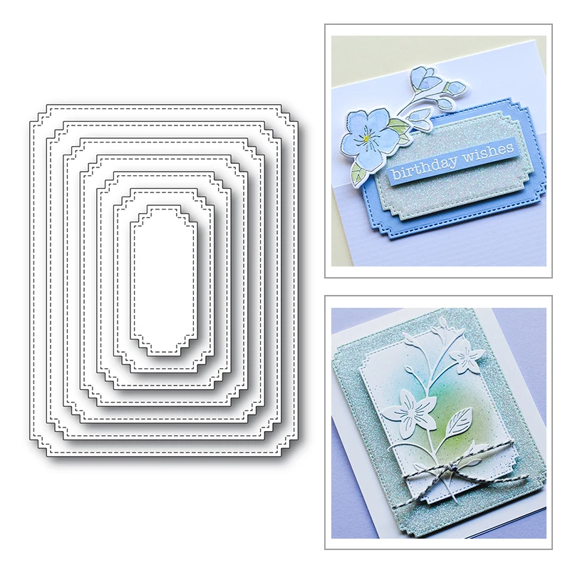 New Nesting Stitched Rectangle Tag Craft 2022 Metal Cutting Dies for Scrapbooking and Card Making Decor Embossing Mold No Stamps
New Nesting Stitched Rectangle Tag Craft 2022 Metal Cutting Dies for Scrapbooking and Card Making Decor Embossing Mold No Stamps