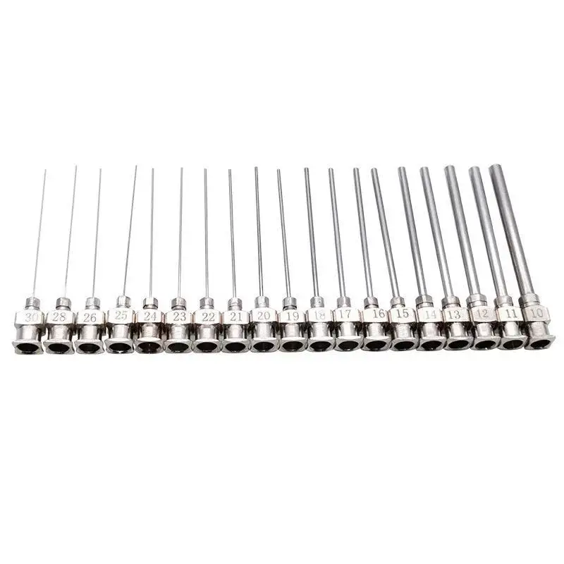 10pcs 10G to 27G 1.5 Inch All Metal Needle Blunt Tip Stainless Steel Syringe Dispenser Needles Flat End
10pcs 10G to 27G 1.5 Inch All Metal Needle Blunt Tip Stainless Steel Syringe Dispenser Needles Flat End