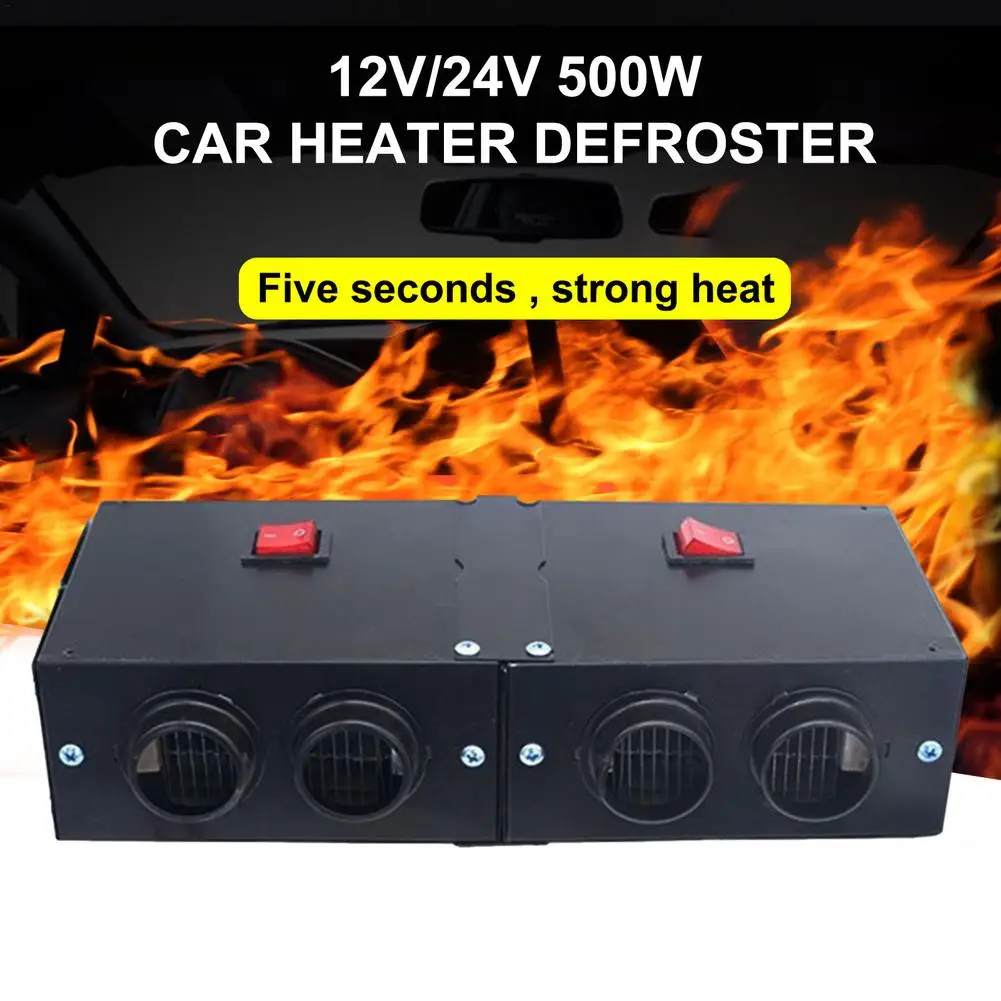 12V/24V 500W 4 Port Car Air Heater Portable Car Windshield Defroster For Car Air Heater Fan Auto Air Heater Accessory
12V/24V 500W 4 Port Car Air Heater Portable Car Windshield Defroster For Car Air Heater Fan Auto Air Heater Accessory