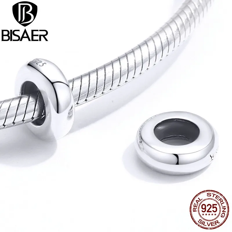 Simple Stopper Sterling Silver 925 with Silicon Inside Safety Stopper Charms Beads for Bracelets Bangles DIY Jewelry ECC1450
Simple Stopper Sterling Silver 925 with Silicon Inside Safety Stopper Charms Beads for Bracelets Bangles DIY Jewelry ECC1450