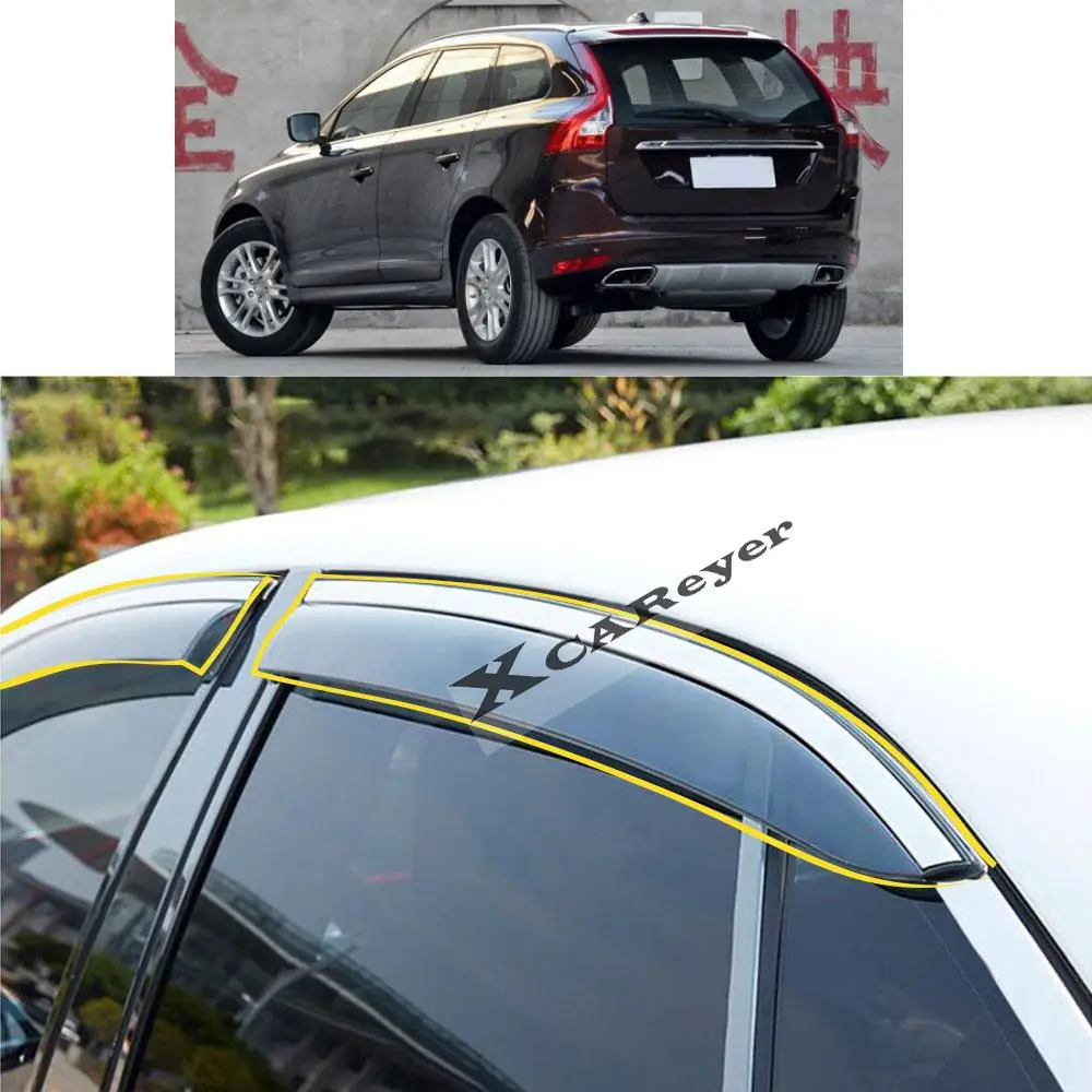 For VOLVO XC60 2010 2011 2012 2013 2014 2015 2016 2017 Car Sticker Plastic Window Glass Wind Visor Rain/Sun Guard Vent
For VOLVO XC60 2010 2011 2012 2013 2014 2015 2016 2017 Car Sticker Plastic Window Glass Wind Visor Rain/Sun Guard Vent