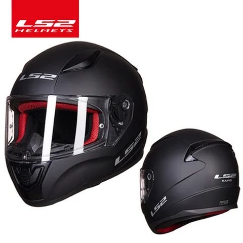 Шлем шлем мотоциклетный на все лицо LS2 FF353, ls2 rapid, для уличных гонок, Сертификация ECE