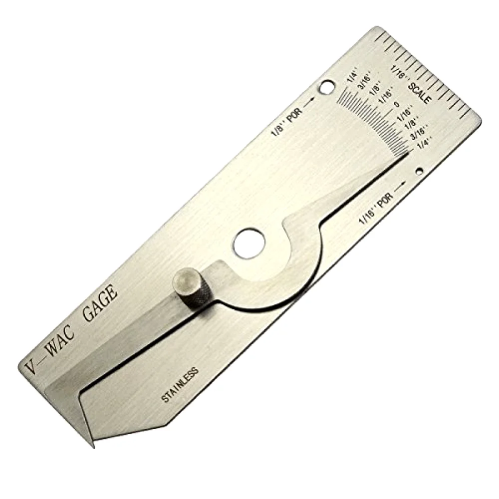 Standard V-Wac Gage Welding Biting Edge Undercut Inspection Gauge INCH
Standard V-Wac Gage Welding Biting Edge Undercut Inspection Gauge INCH