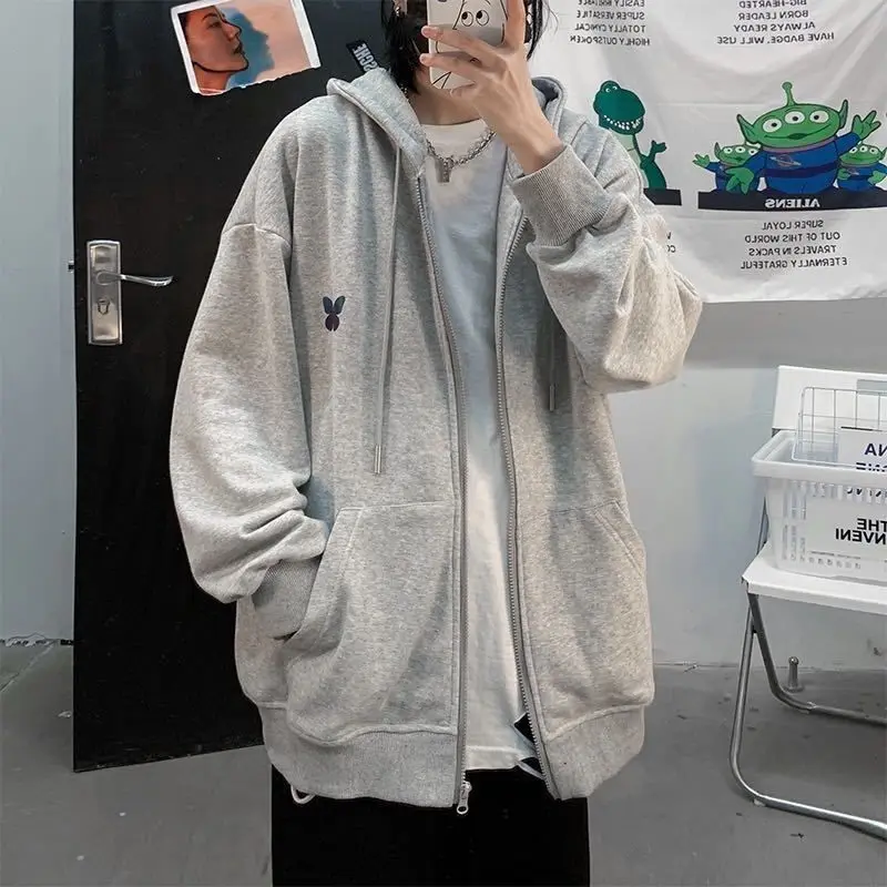 Womens Zipper Vintage Clothing Hoodie Long Sleeve Loose Casual Harajuku Chic Womens Clothing 2021 punk Loose Coat
Womens Zipper Vintage Clothing Hoodie Long Sleeve Loose Casual Harajuku Chic Womens Clothing 2021 punk Loose Coat