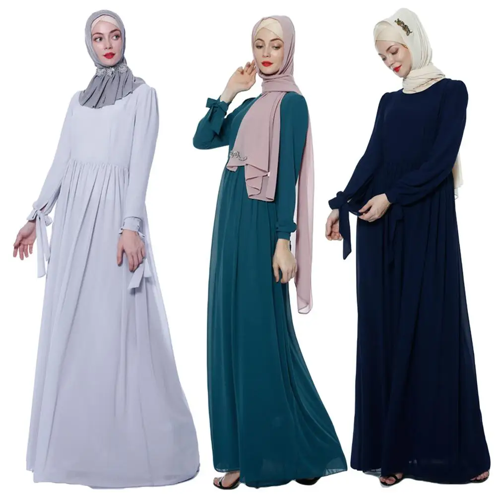 New Abaya Fashion Women Muslim Maxi Dress Party Gown Dubai Jilbab Kaftan Robes Islamic Clothing Arab Long Sleeve Chiffon Dress
New Abaya Fashion Women Muslim Maxi Dress Party Gown Dubai Jilbab Kaftan Robes Islamic Clothing Arab Long Sleeve Chiffon Dress