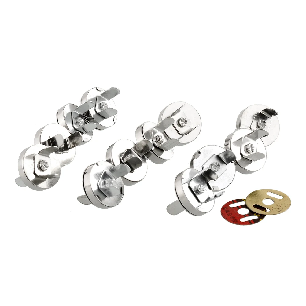 Bag Clasp Snaps 18mm Magnetic Sewing Button 12 Set DIY Silver Metal Home Fastener
Bag Clasp Snaps 18mm Magnetic Sewing Button 12 Set DIY Silver Metal Home Fastener