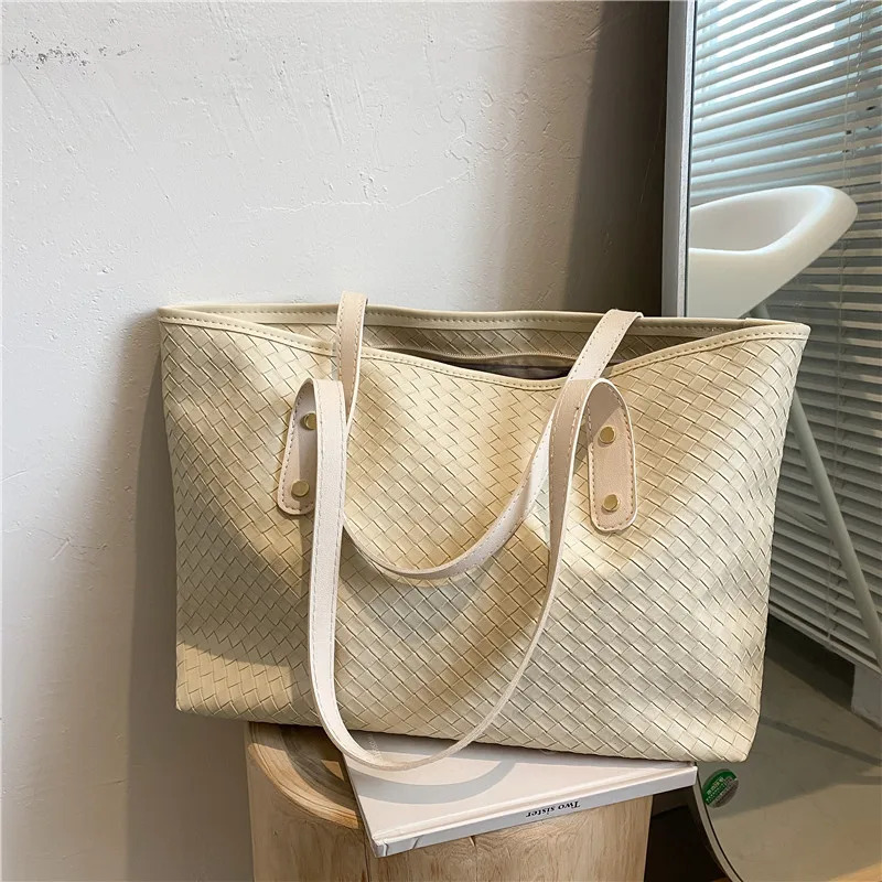 Bags 2021 Women's Brand Online Celebrity Large-capacity Bag New Fashion Woven Shoulder Handbag Simple Ins Tote Bag Shopper Bag
Bags 2021 Women's Brand Online Celebrity Large-capacity Bag New Fashion Woven Shoulder Handbag Simple Ins Tote Bag Shopper Bag