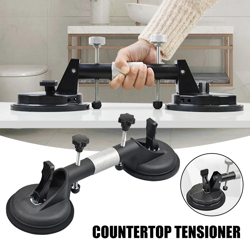 Adjustable Stone Seam Setter Professional Dual Vacuum Suction Cup Countertop Tensioner for Granite Stone Marble PRE
Adjustable Stone Seam Setter Professional Dual Vacuum Suction Cup Countertop Tensioner for Granite Stone Marble PRE