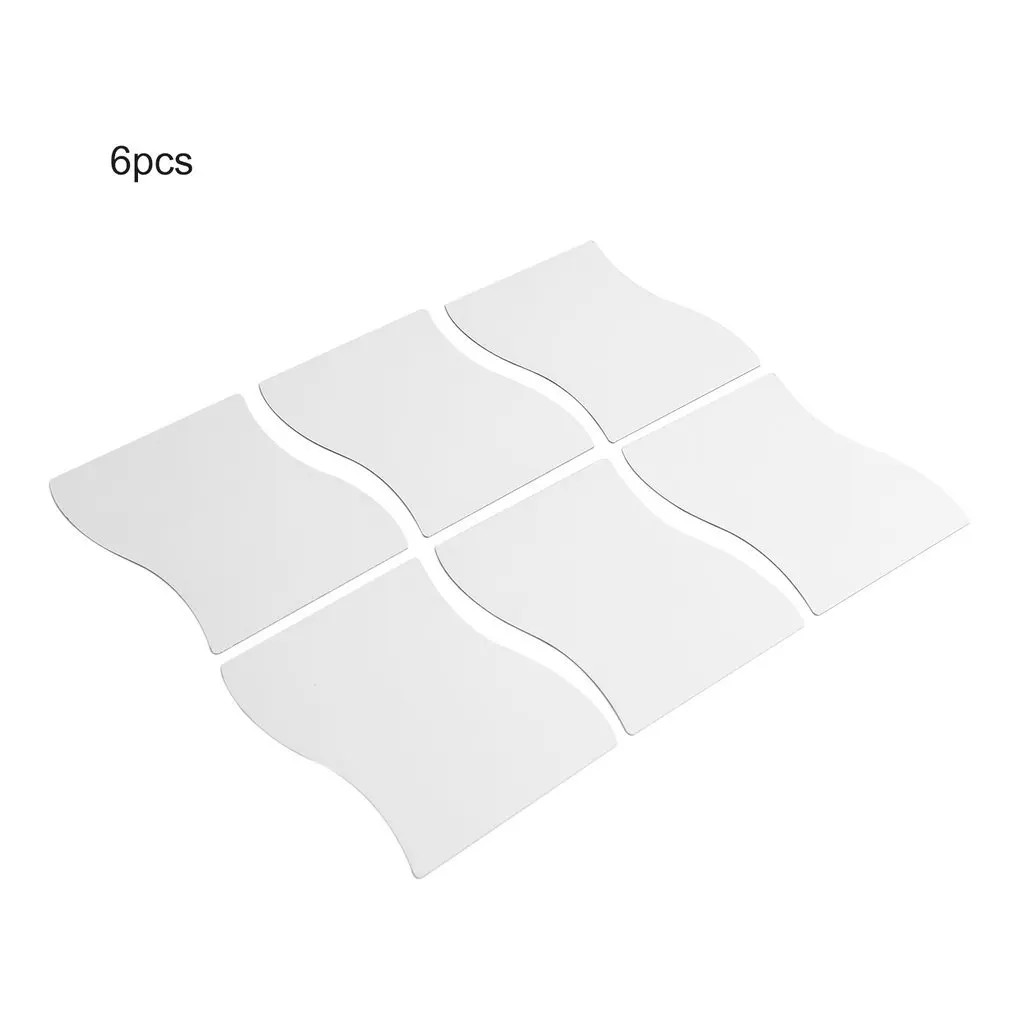 6pcs Waves Shape Self-adhesive Tile Creative Wall Stickers Decal Room Decorations Modern Smooth Tiles Stickers
6pcs Waves Shape Self-adhesive Tile Creative Wall Stickers Decal Room Decorations Modern Smooth Tiles Stickers
