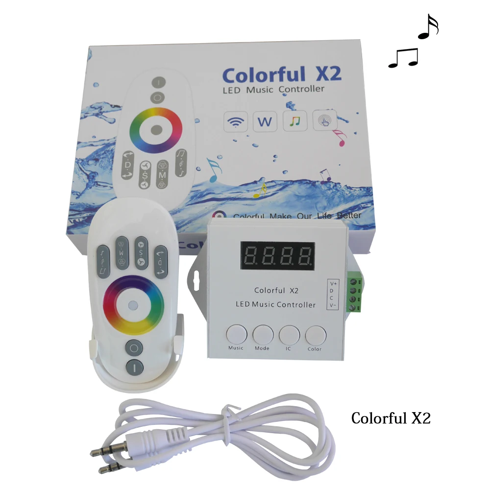 DC5-24V WS2812B WS2811 WS2813 6803 USC1903 IC Digital Addressable LED Strip Music Controller 1000 Pixels Colorful Controller
DC5-24V WS2812B WS2811 WS2813 6803 USC1903 IC Digital Addressable LED Strip Music Controller 1000 Pixels Colorful Controller