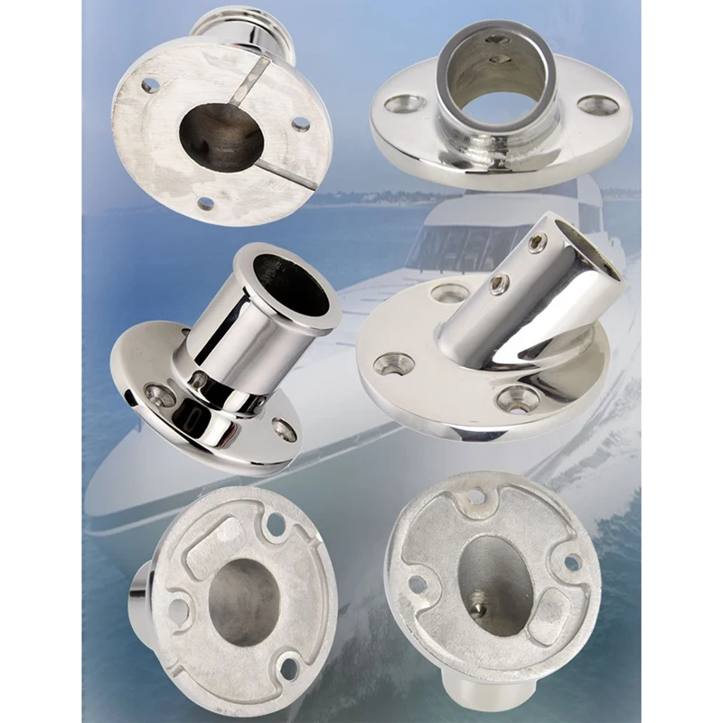 Marine Tube Base Stainless Steel 84 Degree Marine Handrail Fittings, 25mm O.D. Pipe for Rowing Yachts
Marine Tube Base Stainless Steel 84 Degree Marine Handrail Fittings, 25mm O.D. Pipe for Rowing Yachts