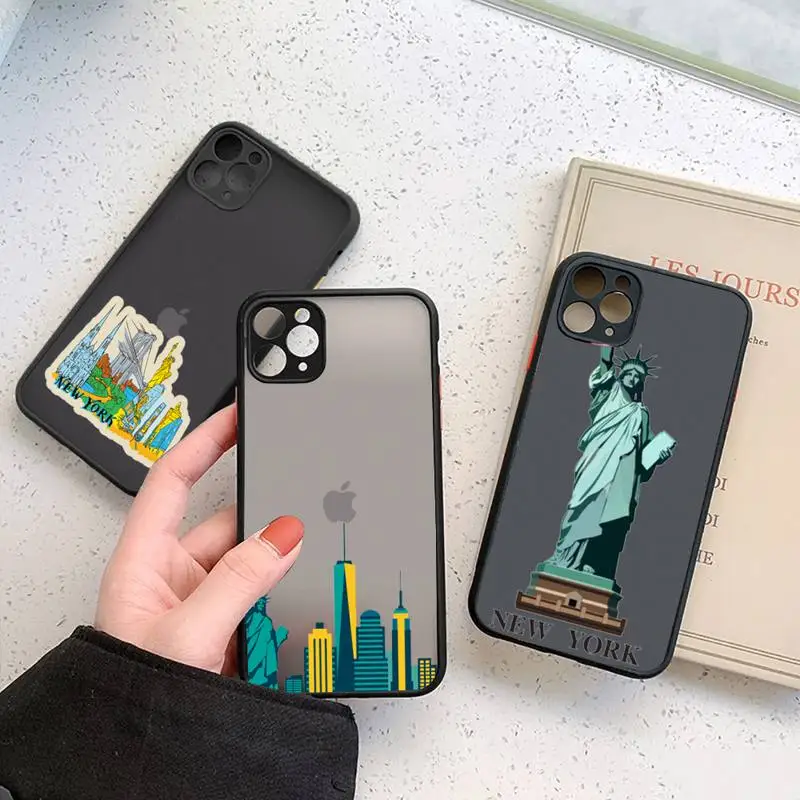 NYC NEW YORK street Phone Case For iPhone 12 11 Mini Pro XR XS Max 7 8 Plus X Matte transparent cover
NYC NEW YORK street Phone Case For iPhone 12 11 Mini Pro XR XS Max 7 8 Plus X Matte transparent cover