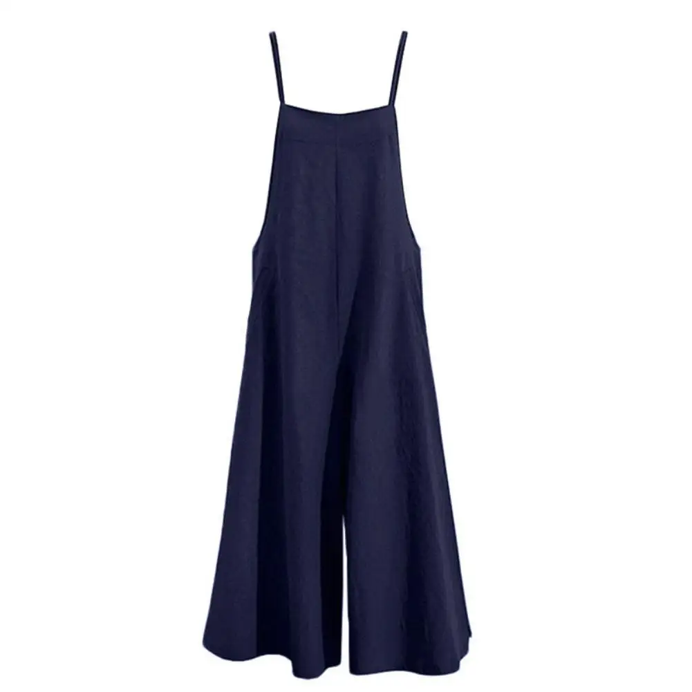 Solid Color Women Casual Loose Breathable Sleeveless Long Jumpsuit Overalls Long Jumpsuit
Solid Color Women Casual Loose Breathable Sleeveless Long Jumpsuit Overalls Long Jumpsuit