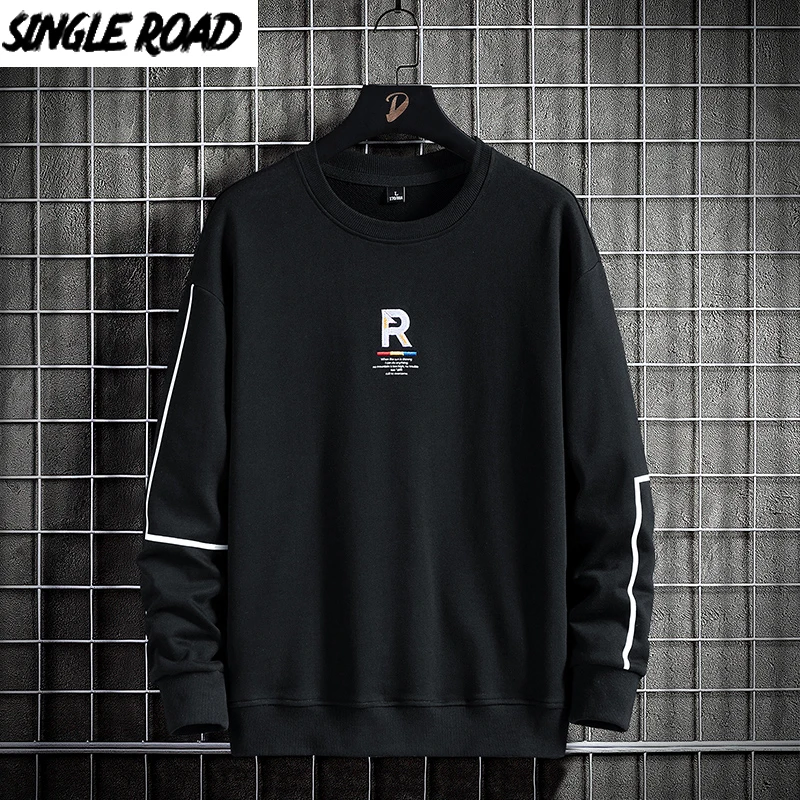 Мужская толстовка с круглым вырезом, с принтом 
Мужская толстовка с круглым вырезом, с принтом